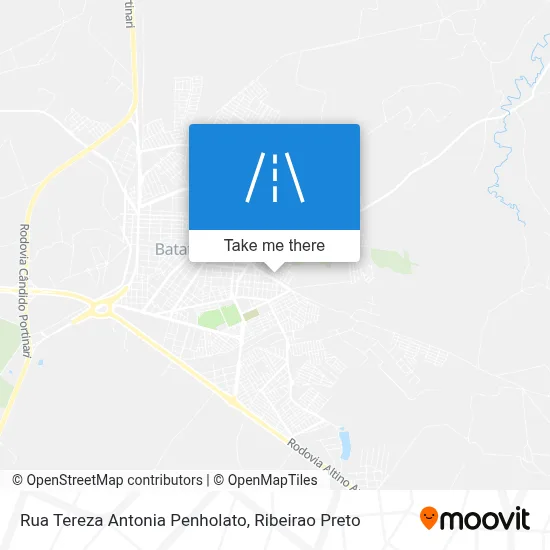 Rua Tereza Antonia Penholato map