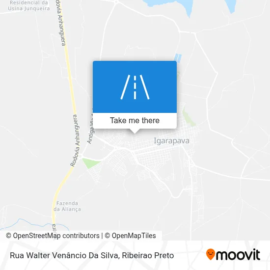 Rua Walter Venâncio Da Silva map