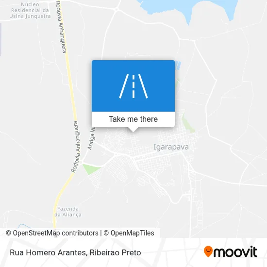 Rua Homero Arantes map