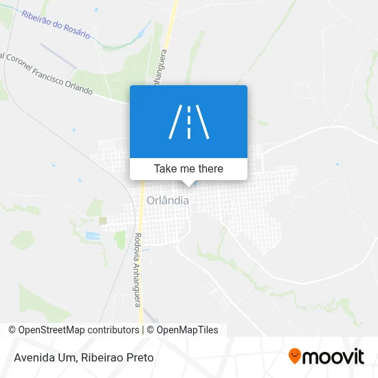 Avenida Um map