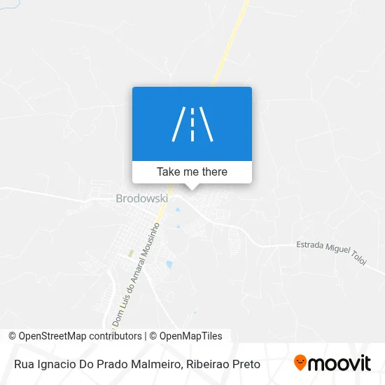 Rua Ignacio Do Prado Malmeiro map