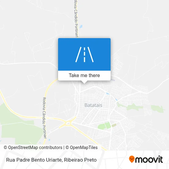 Rua Padre Bento Uriarte map