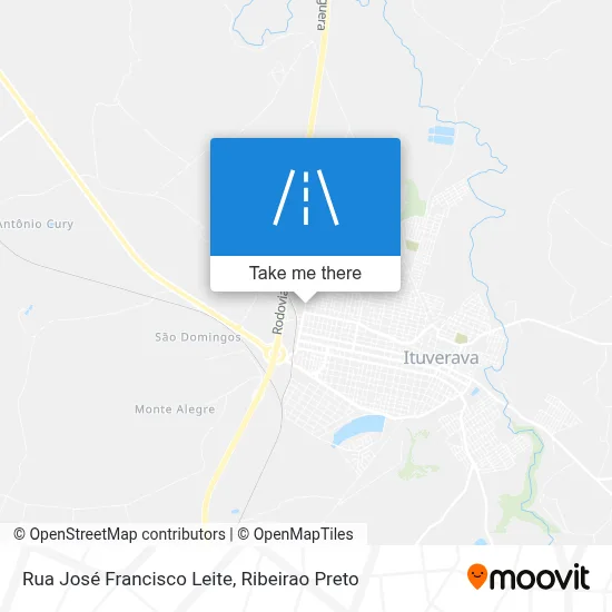 Rua José Francisco Leite map
