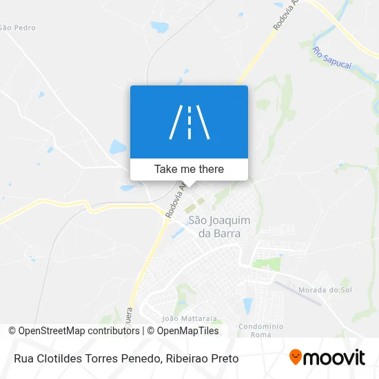 Rua Clotildes Torres Penedo map