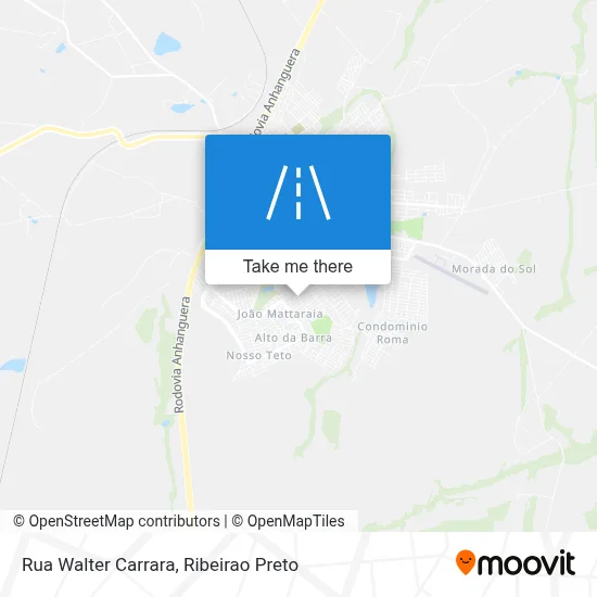 Rua Walter Carrara map