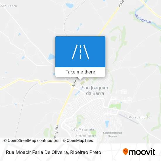 Rua Moacir Faria De Oliveira map