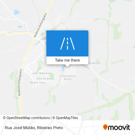 Rua José Mutão map