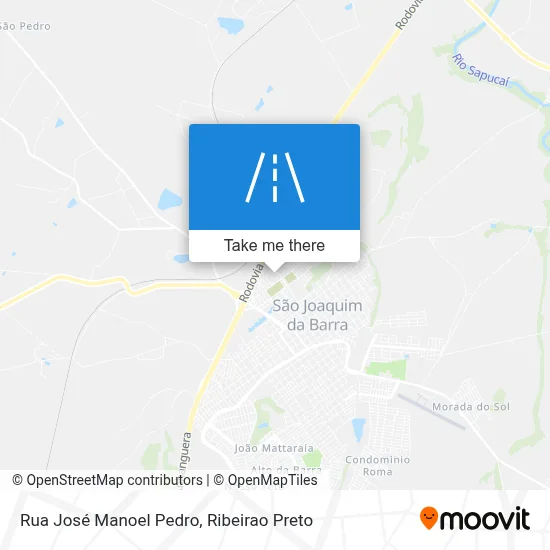 Rua José Manoel Pedro map