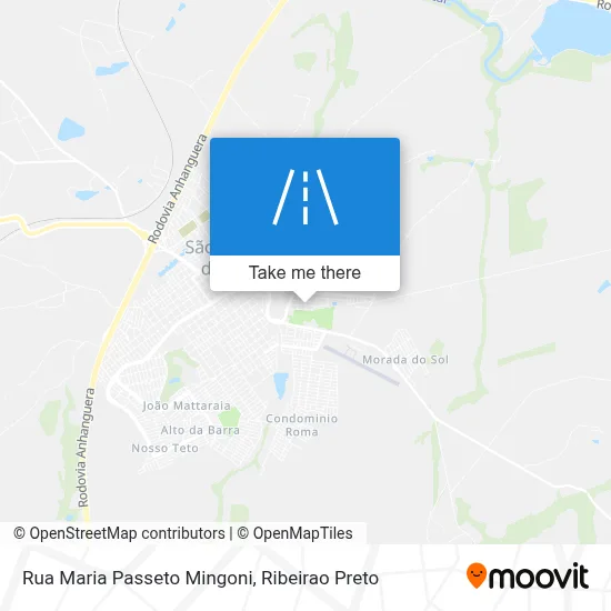 Rua Maria Passeto Mingoni map