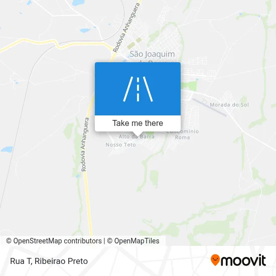 Rua T map