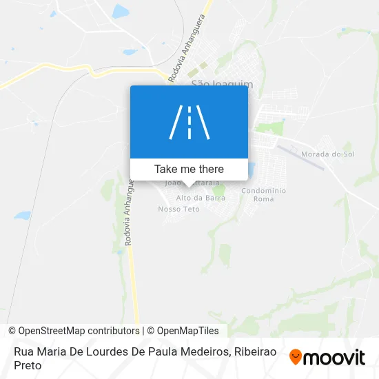Rua Maria De Lourdes De Paula Medeiros map