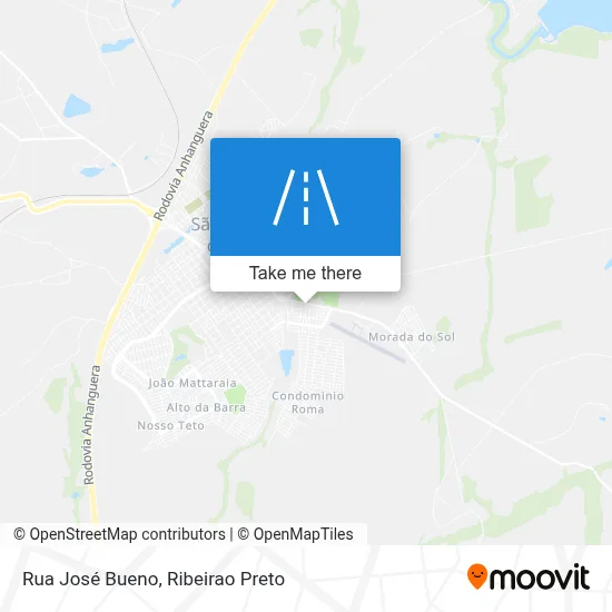 Rua José Bueno map