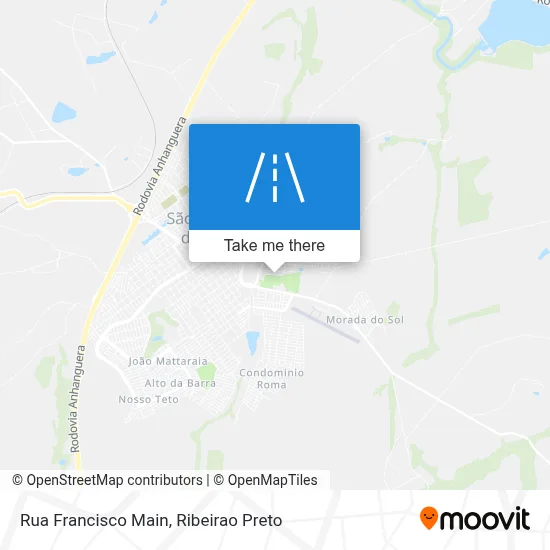 Rua Francisco Main map