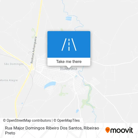 Rua Major Domingos Ribeiro Dos Santos map