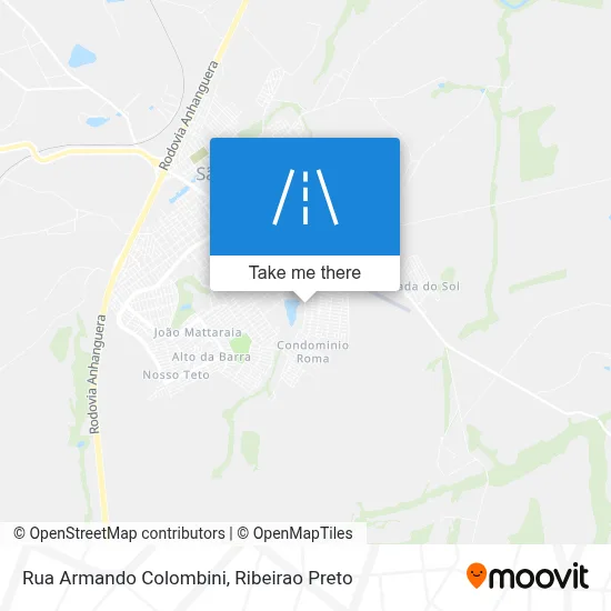 Rua Armando Colombini map