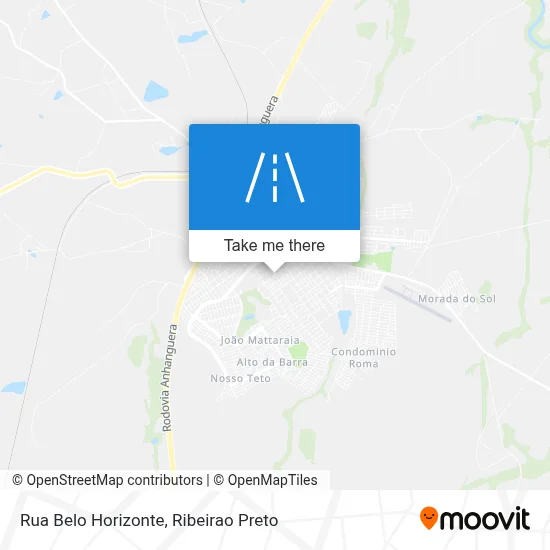 Rua Belo Horizonte map