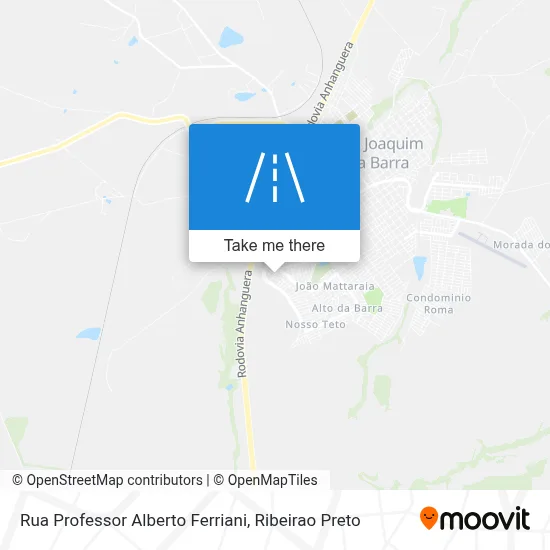 Rua Professor Alberto Ferriani map