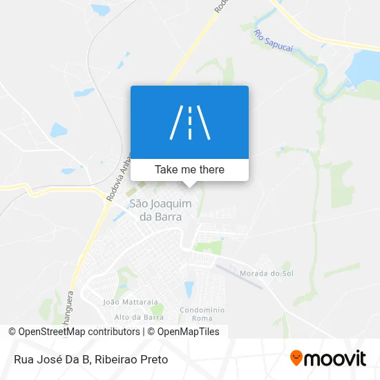 Rua José Da B map