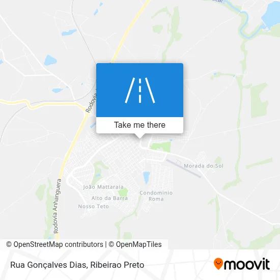 Rua Gonçalves Dias map