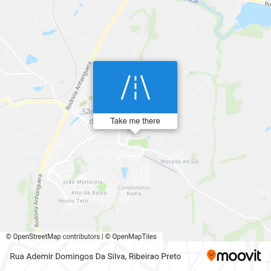 Rua Ademir Domingos Da Silva map