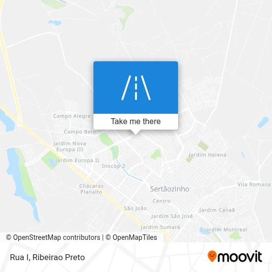 Rua I map