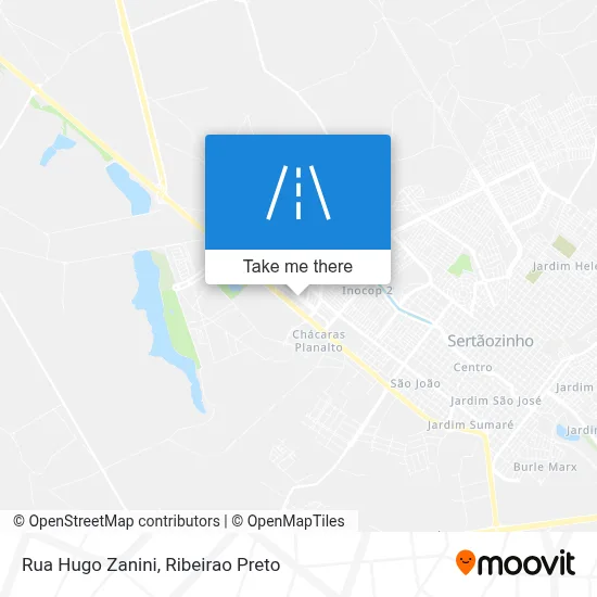 Rua Hugo Zanini map