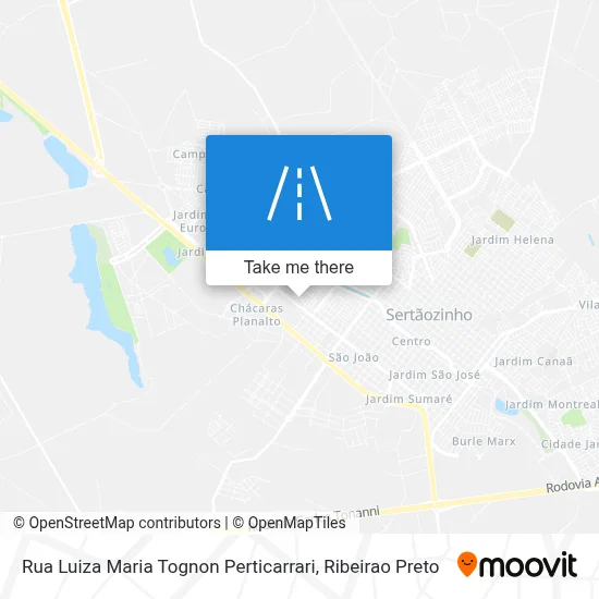 Rua Luiza Maria Tognon Perticarrari map