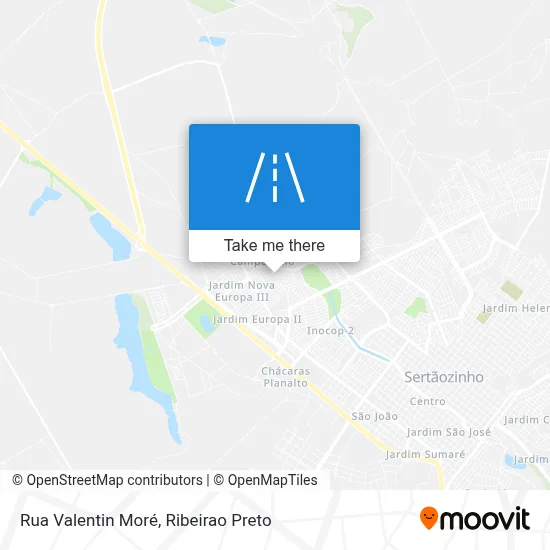 Rua Valentin Moré map