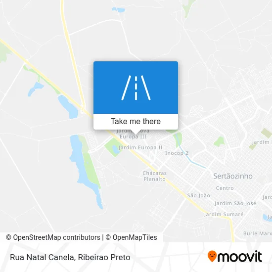 Rua Natal Canela map