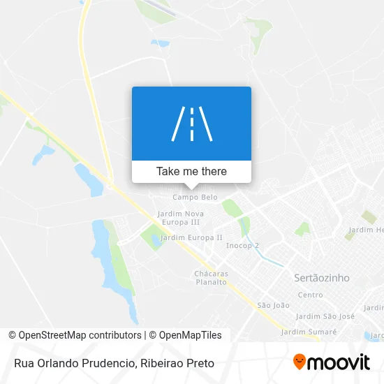 Rua Orlando Prudencio map