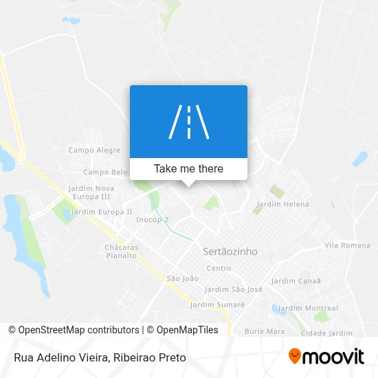 Rua Adelino Vieira map