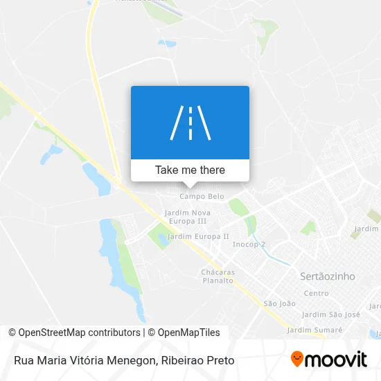 Rua Maria Vitória Menegon map