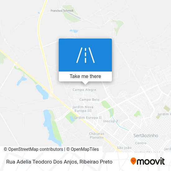 Rua Adelia Teodoro Dos Anjos map