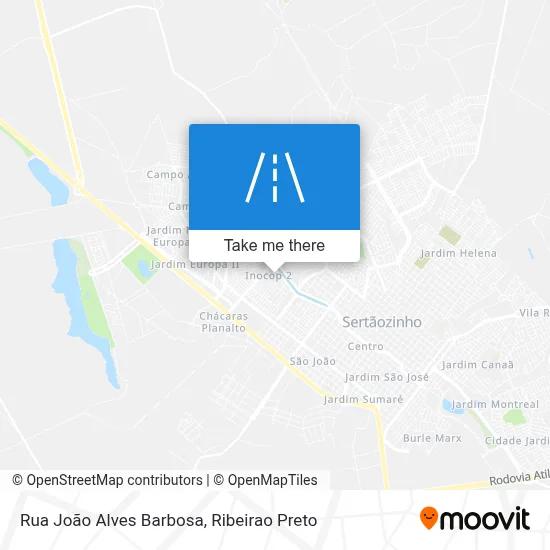 Rua João Alves Barbosa map