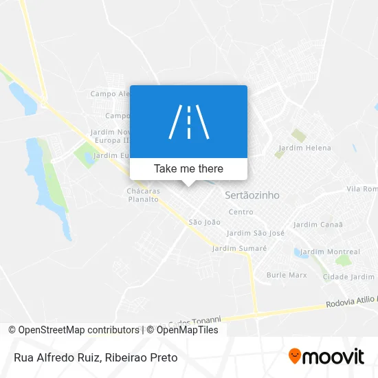 Rua Alfredo Ruiz map