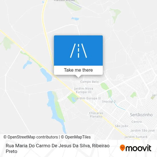 Rua Maria Do Carmo De Jesus Da Silva map