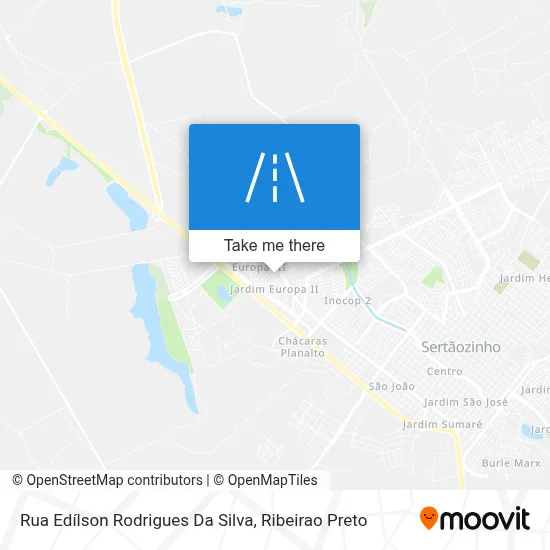 Rua Edílson Rodrigues Da Silva map