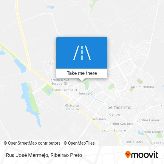 Rua José Mermejo map