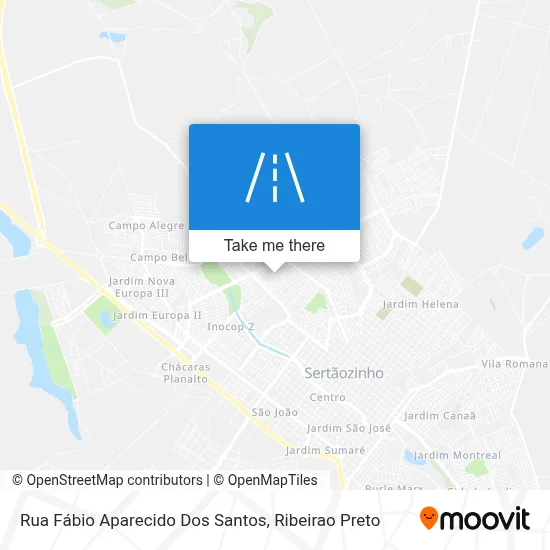 Rua Fábio Aparecido Dos Santos map