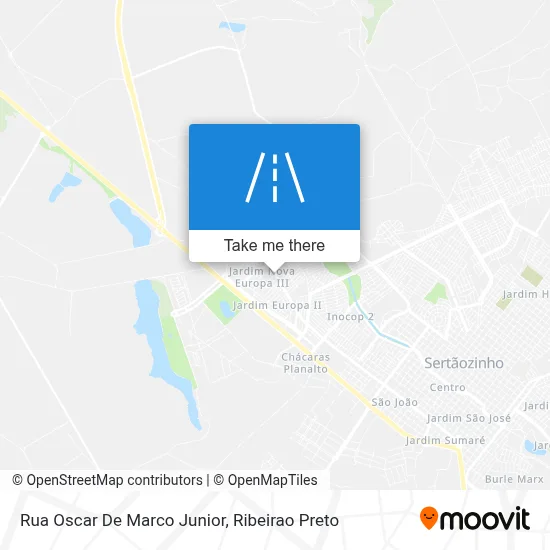 Rua Oscar De Marco Junior map