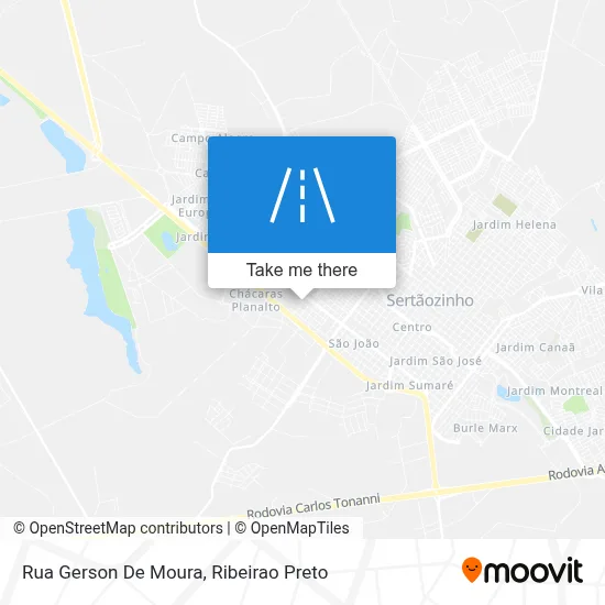 Rua Gerson De Moura map