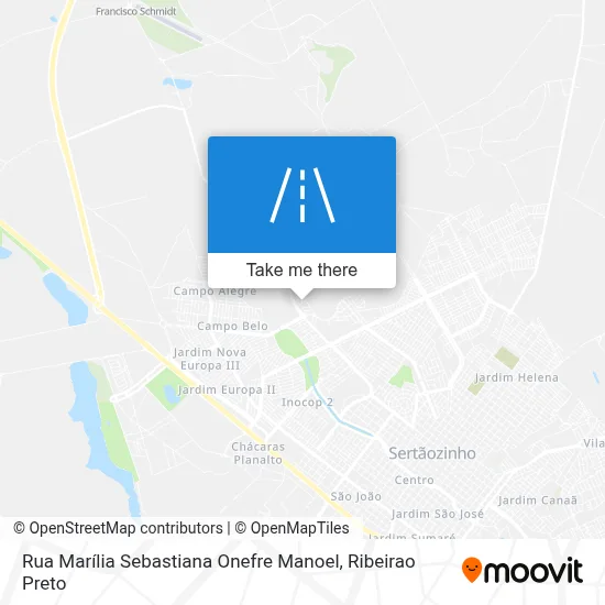 Rua Marília Sebastiana Onefre Manoel map