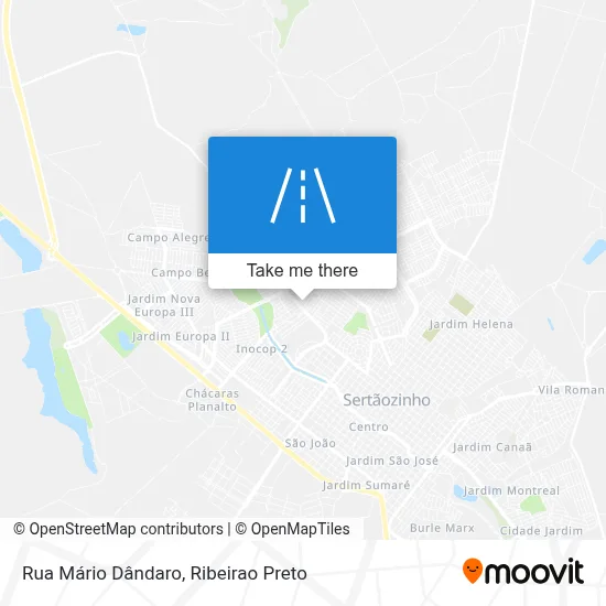 Rua Mário Dândaro map