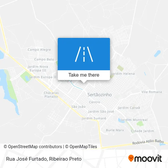 Rua José Furtado map