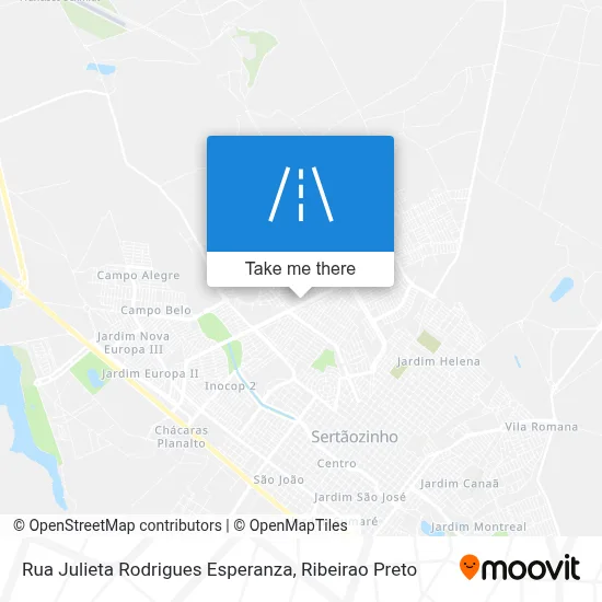 Rua Julieta Rodrigues Esperanza map