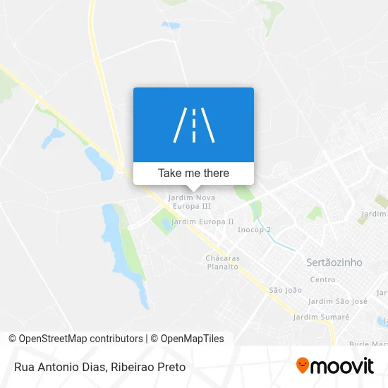 Rua Antonio Dias map