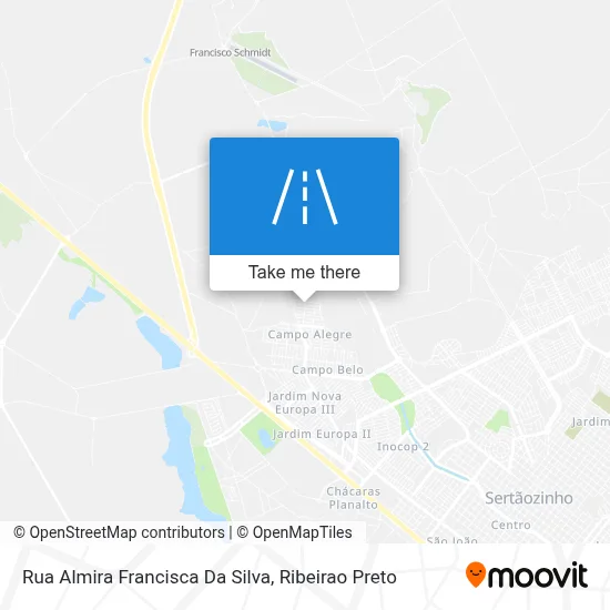 Rua Almira Francisca Da Silva map