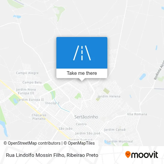 Rua Lindolfo Mossin Filho map