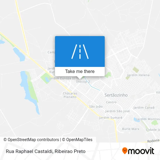 Rua Raphael Castaldi map