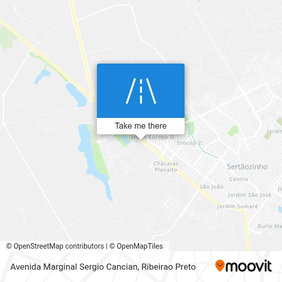 Avenida Marginal Sergio Cancian map